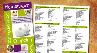 Naturewatch Compassionate Shopping Guide