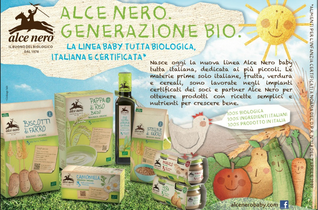 Alce Nero Baby prodotti biologici svezzamento naturale